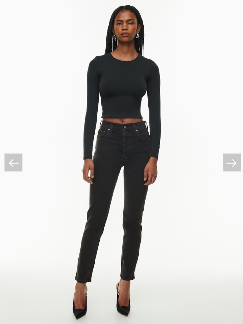 Aritzia Denim Forum Yoko High Rise Slim size 26